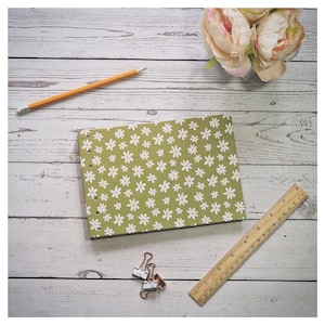 Coptic Stitched Sketchbook - Big Flowers