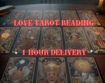 Love Tarot Reading - Trouvez la clarté dans vos relations | Tarot amoureux le même jour | Lectures rapides - Conseils relationnels Lecture du tarot