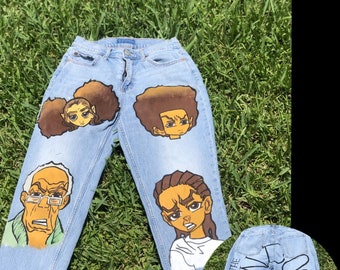 Custom Painted Jeans
