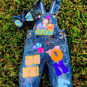 Custom Painted Overalls