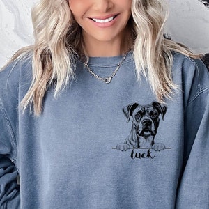 Dog Sweatshirt , Custom Dog Sweatshirt, 410+ Dog Variations , Dog Lover Crewneck Custom Dog Sweatshirt, Christmas Gift for dog lovers