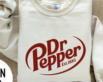 DR.PEPPER Sweatshirt, Dr.P, Dr. Pepper Comfort Colors Unisex Sweatshirt, Dr.Pepper Unisex Crewneck, Dr.Pepper Gifts, Fathers Day Gift