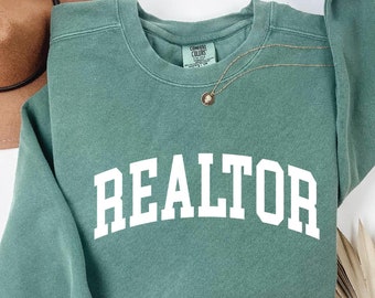 Real Estate Sweatshirt Comfort Colors,Real Estate Agent Gift, Gift for Realtor, Real Estate Gift, Realtor Gift, Real Estate Agent Sweatshirt