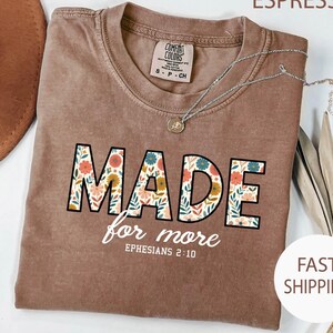 Comfort Colors® Bible Verse Shirt, Cute Christian Shirt For Women,Jesus Shirt,Christian Gift, Christian Christmas Shirt,Love and Grace Shirt
