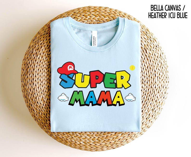 Mama T-Shirt , Super Mama T-Shirt , Super Hero Mama Shirt ,Geschenkidee Mom to be Beste Mama Geschenk , Mothers Day Gift, Muttertagsgeschenk bild 6