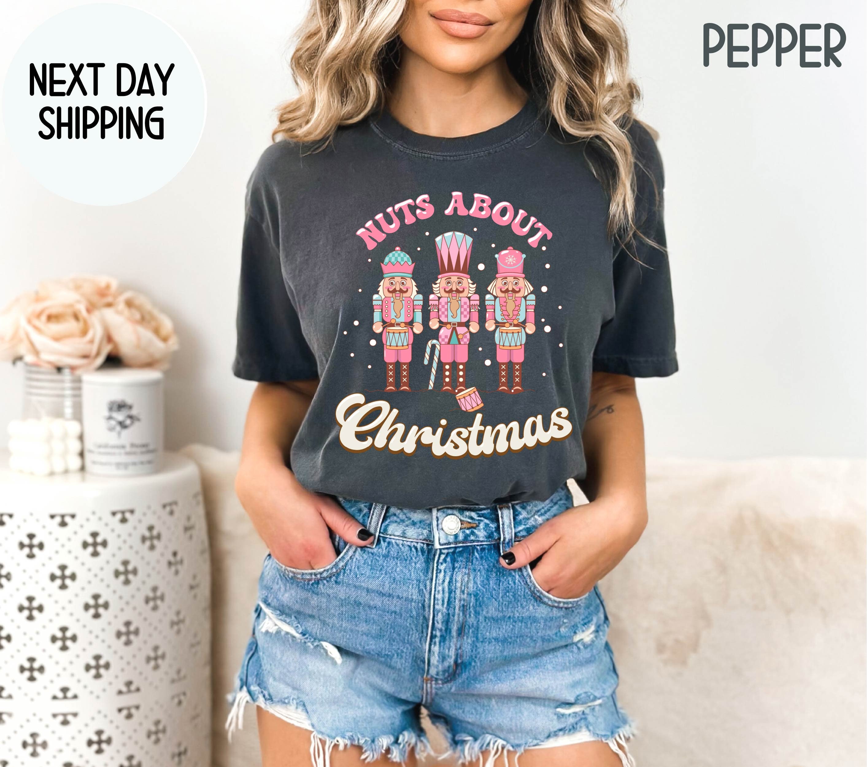 Nutcracker About Christmas Shirt, Ladies Christmas Shirt