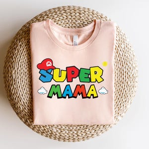 Mama T-Shirt , Super Mama T-Shirt , Super Hero Mama Shirt ,Geschenkidee Mom to be Beste Mama Geschenk , Mothers Day Gift, Muttertagsgeschenk bild 3
