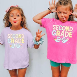 Comfort Colors® Second Grade Teacher Shirt, 2nd Grade Youth Shirt, Second Grade Teacher Tshirt, Back To School Youth Shirt ,Teacher Gift Tee