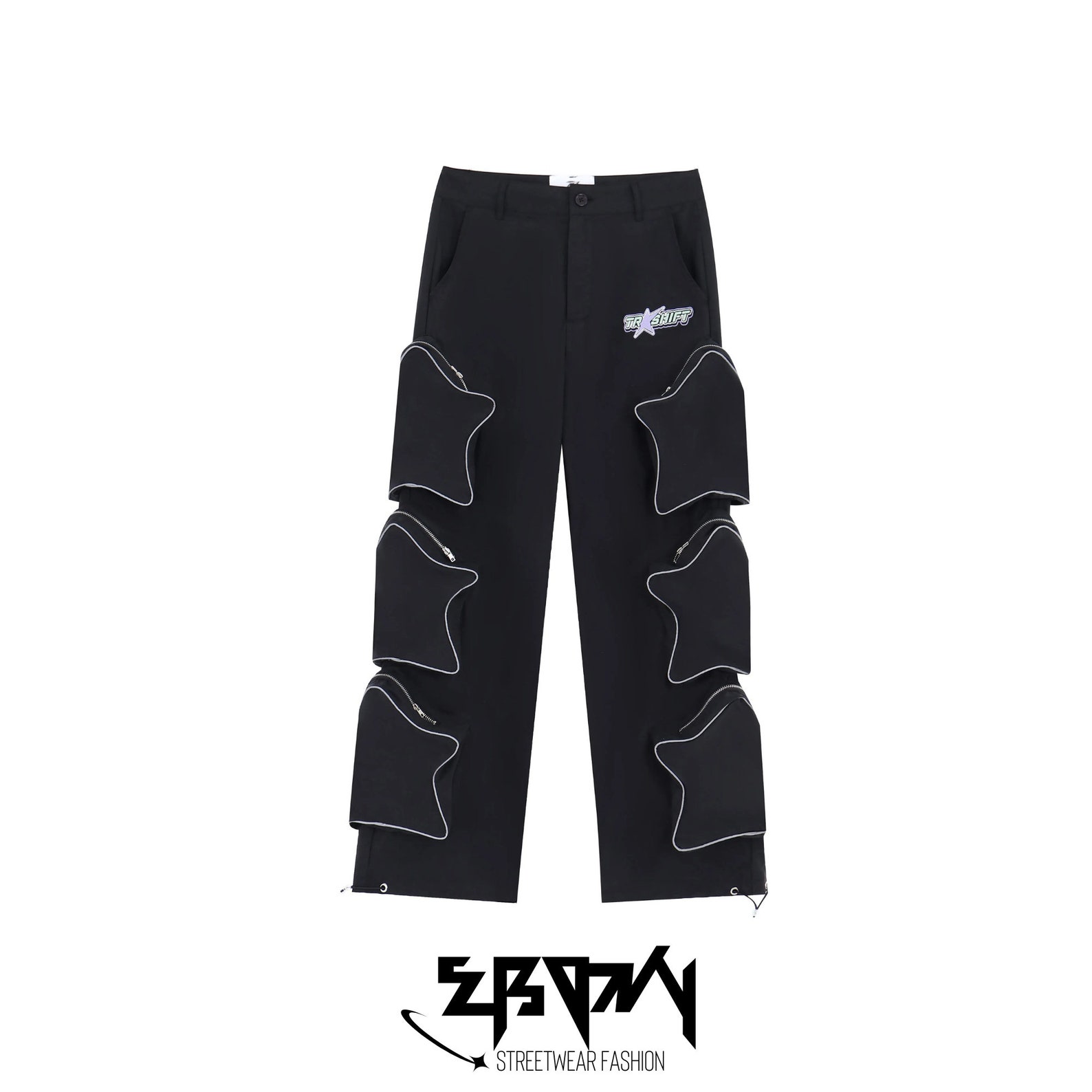 Baggy Star Y2K Cargo Pants Streetwear Pants 2 Colors Casual Pants Unisex Pants Gift for Him/her