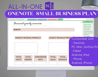 OneNote Small Business Planer (Digitaler Download)
