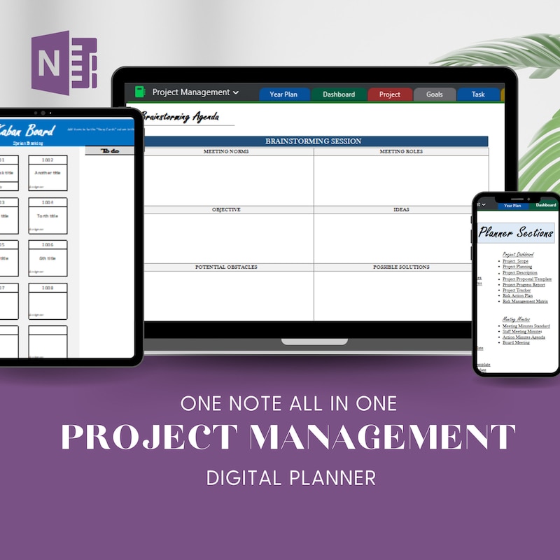 Onenote Templates - Etsy