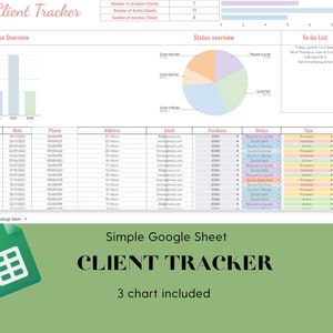 Crm spreadsheet,Client Tracker, Small Business Template, Google Sheets, Business Tracker, Business Spreadsheet, Lead Tracker