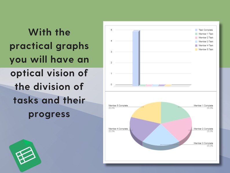 Visual Chore Chart Spreadsheet Template, Google Sheet (digital Download ...