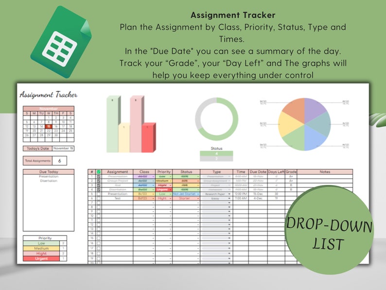 Student Digital Planner 2024, Online Planner Student, Academic Planner ...