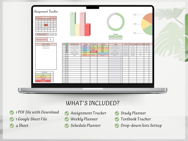 Student Digital Planner 2024, Online Planner Student, Academic Planner ...