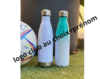 Football logo insulated bottle of your choice