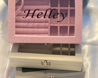 Personalized jewelry box