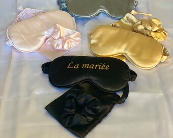 Masque de nuit personnalisé (3 pièces )