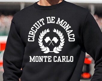 Monaco Varsity Style Racing Fan Sweatshirt