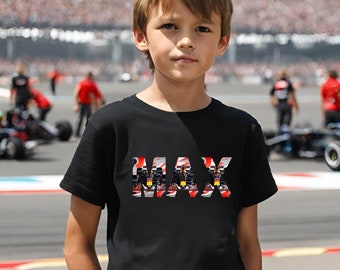 Youth Max Car Graphic Fan Tee - Racing Hero for Young Fans