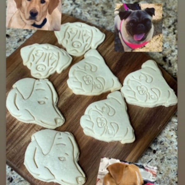 Custom Pet Portrait Cookie Cutters