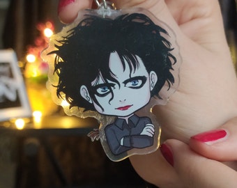 The Cure Robert Smith / Siouxsie - Gothic Music Keychain