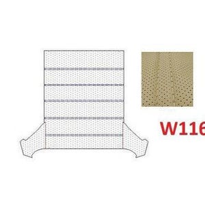 Headlining without Sunroof – Fits Mercedes W116 S & SE – Cream Perforated Vinyl – NEW