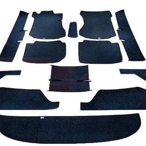 13-Piece Carpet Set – Fits W114 / W115 Sedan LHD – Loop Fabric – 6 Colors – NEW