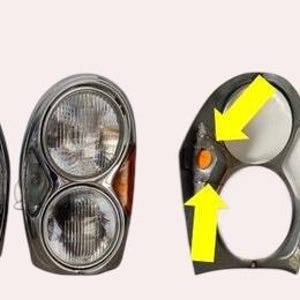 Turn Signal / Parking Light Mounting Brackets – Fits W108 / W109 / W111 / W112 – Set of 4 – NEW