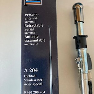 BERU Stainless Steel Telescopic Aerial – Fits Mercedes R107, W108, W109, W115, W116, W123, W126 – Manual – NEW