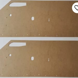 Door Panel Set (Left + Right) – Fits Mercedes R107 SL Roadster & C107 SLC Coupe (1972–1989) – NEW