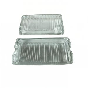 Fog light glass right + left in SET for Mercedes R107SL C107SLC and W116 NEW