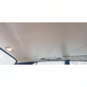 Headlining with Sunroof – Fits Mercedes W116 S & SE – Cream Perforated Vinyl – NEW