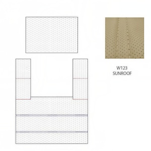 Headliner with Sunroof – Fits Mercedes W123 Sedan – Cream Perforated Vinyl – Ready to install - NEW