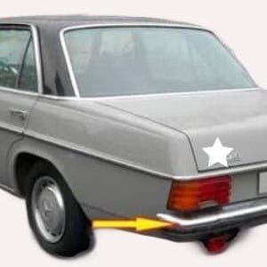 Rear Bumper Rubber – Fits Mercedes W114 W115 2nd Series – 200 cm – NEW