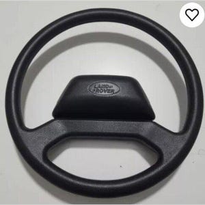 Steering Wheel (48 Teeth) with Horn Pad – Fits Land Rover Defender 90, 110, 130 L316 – Black – QTB102760PMA – NEW