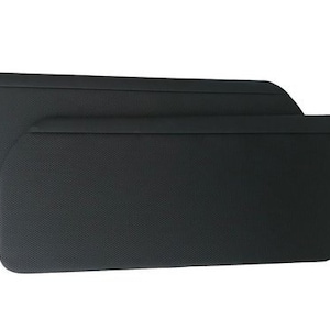 Porsche 914 door panels for the years 1969-1976, left and right in Black in OEM Basketwave style NEW