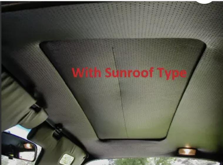 Headliner for Classic Porsche 911 Coupe 1965–1989 with Sunroof – Black Vinyl – NEW