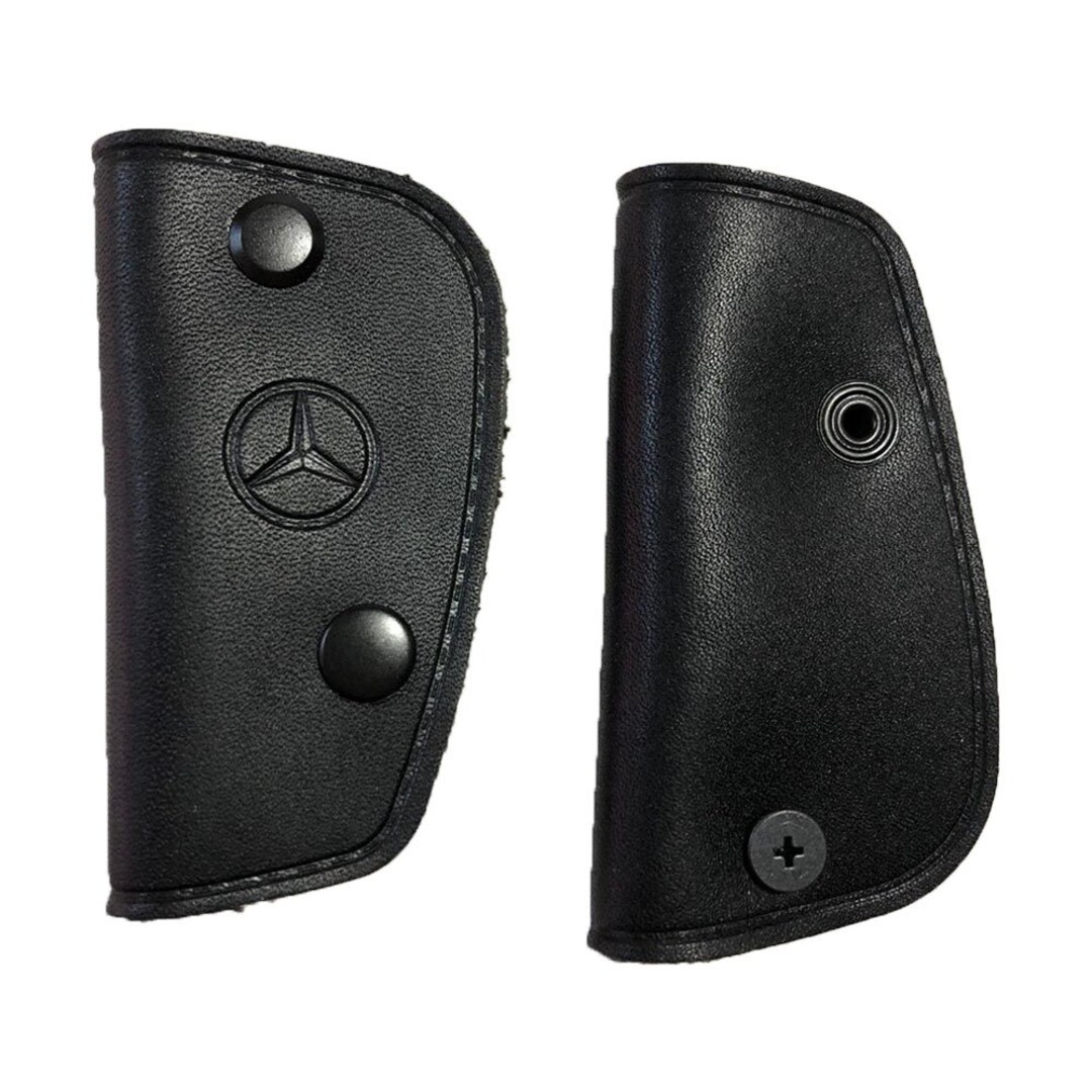 Genuine Style Leather Key Cover Case Holder For Mercedes Benz CLA GLA A E C AMG - Foto 3