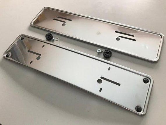 Chrom Kennzeichenhalter Mercedes W107 R107 W108 W111 W114 W115 W116