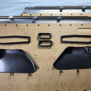 Mercedes R107 C107 Door panel blank left + right with metal reinforcement + plastic insert New