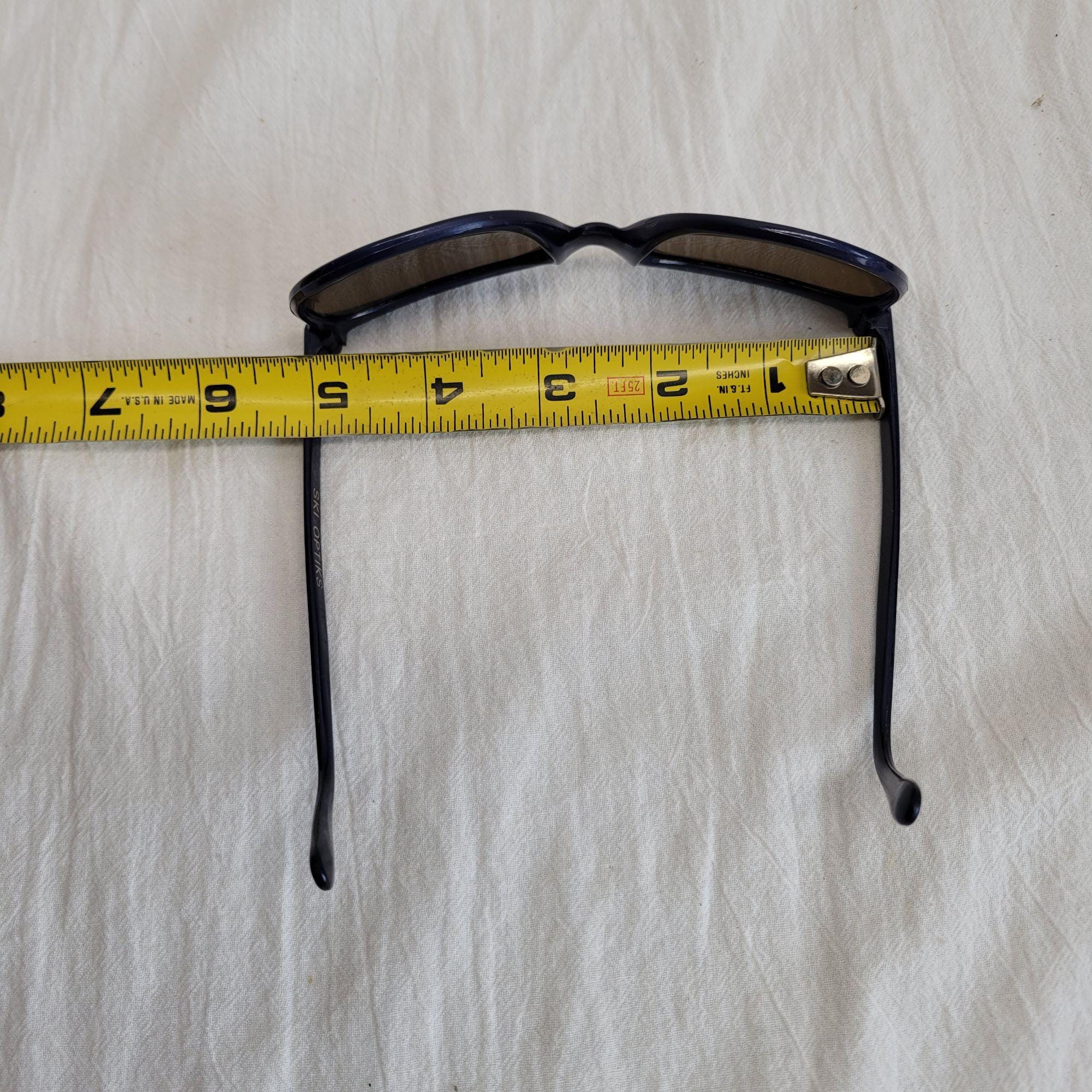 Vintage SKI OPTICS JAPAN Blue Retro Mirror 80\'s Ski Sport Sunglasses SMALL! Ski Aviators - Iconic, Retro-inspired Sunglasses for the  main image 4