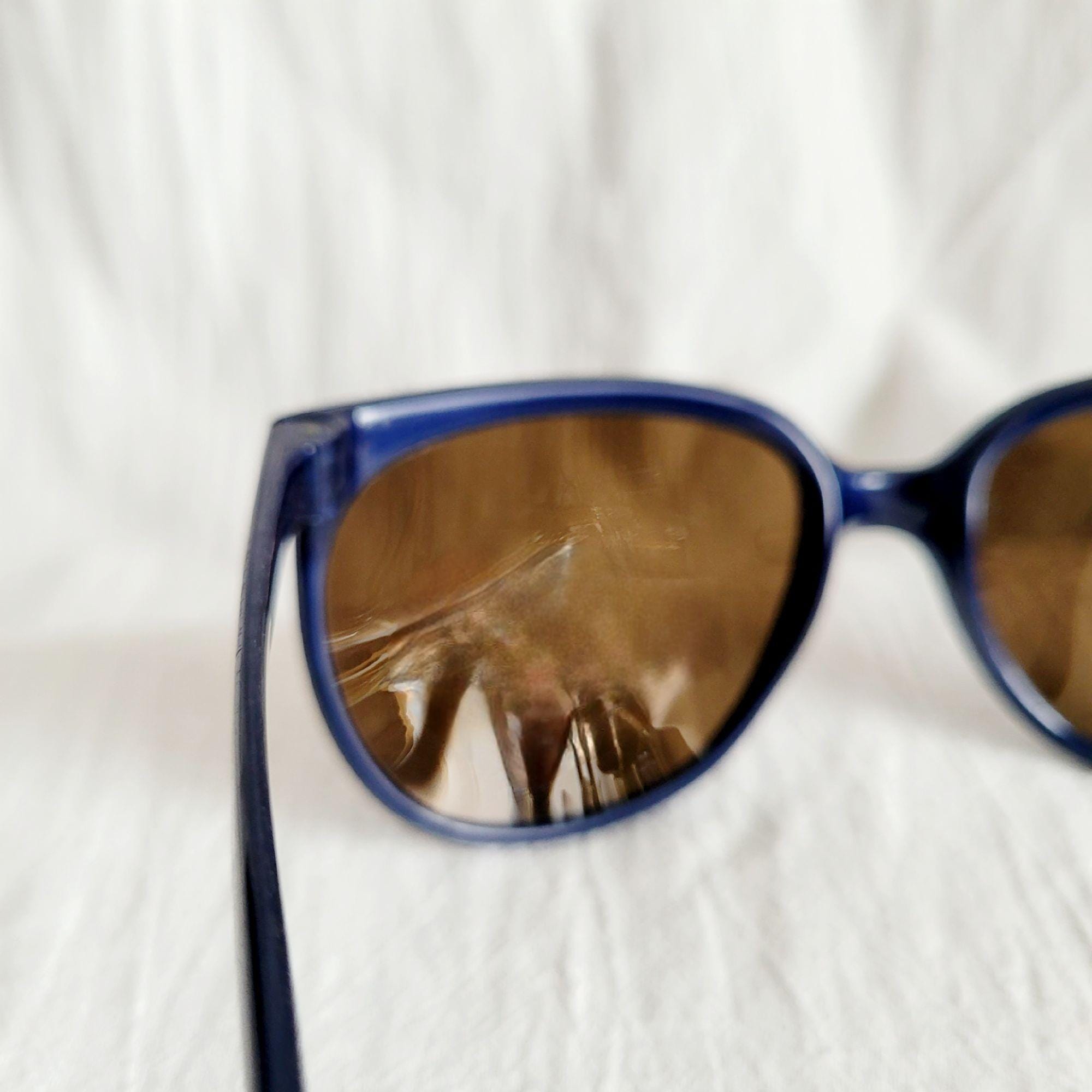 Vintage SKI OPTICS Japan Blue Retro Mirror 80 display picture 3