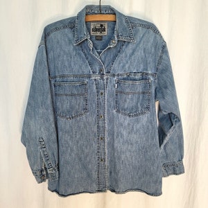 LEVIS SILVER TAB Denim Jean Heavy Shirt Size Mens Large Htf grunge shacket