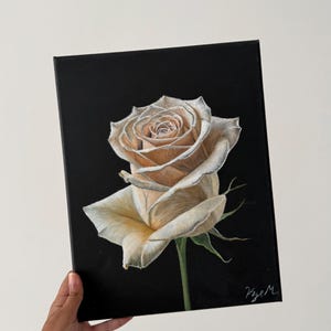 Pink Rose Painting