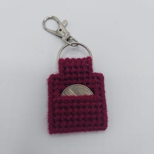 Aldi Quarter Keeper Holder Keychain Mullberry
