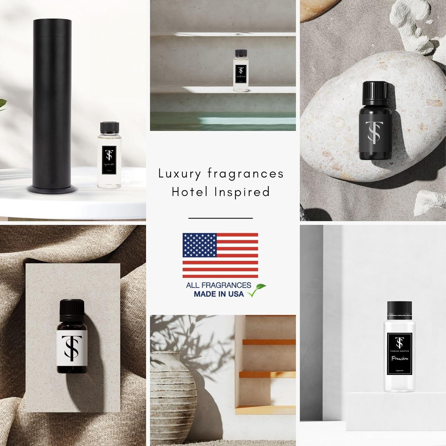 W Hotels Inspired Luxury Fragrance Oil Aromatherapy Scent Diffuser