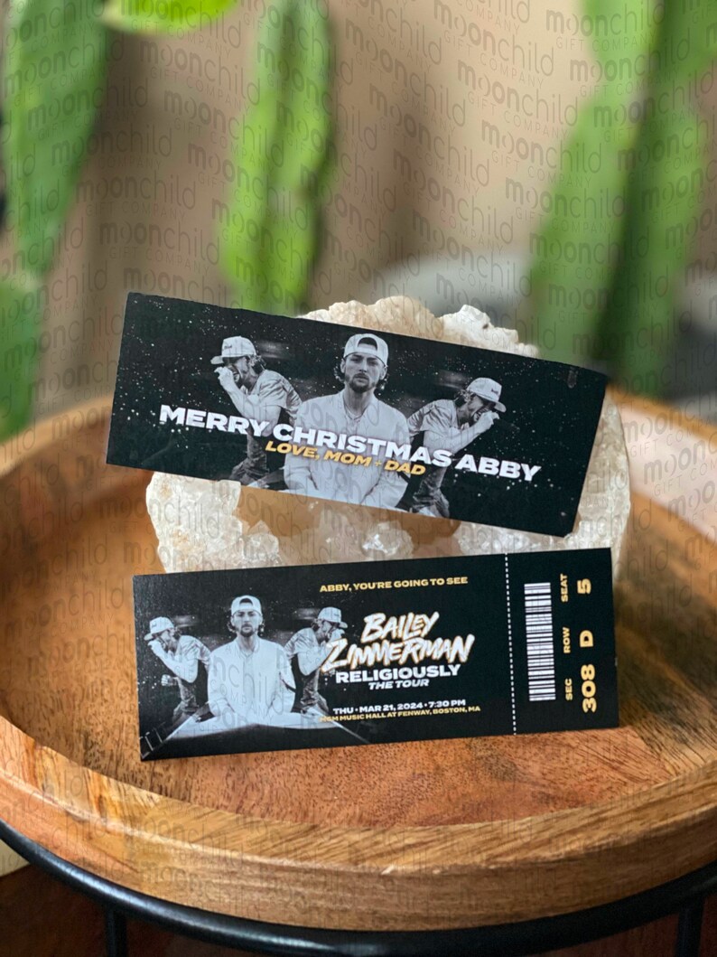 PHYSICAL Commemorative Religiously Tour Bailey Zimmerman Etsy