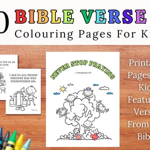 Bible Verse Colouring Pages For Kids