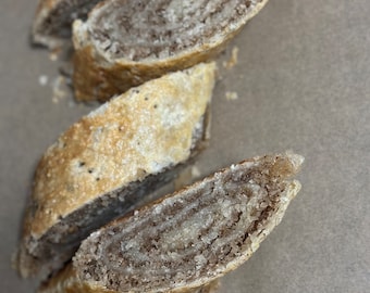 Trini Coconut Rolls | Flaky pastry | Trinidad snacks | Trini desserts | Holiday treats | Trinidad food | coconut rolls, West Indian desserts